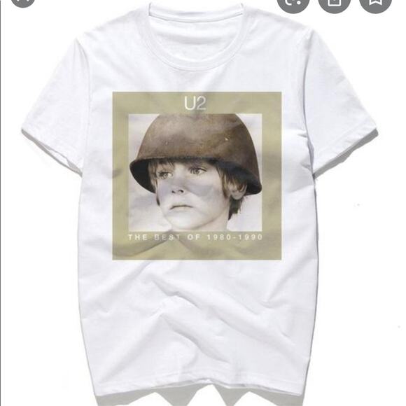 Uniqlo U2 best of 1980- 1990 graphic T-shirt shirt